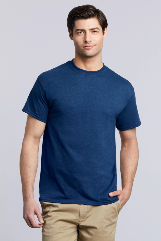 Navy blue round clearance neck t shirt