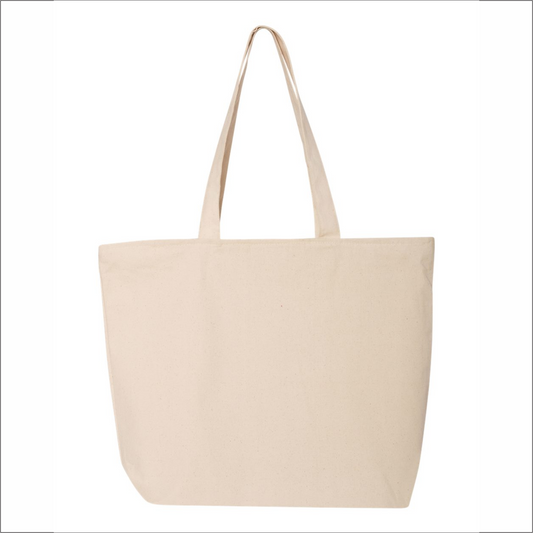 Tote Bag with Zipper - Q-Tees - Q611
