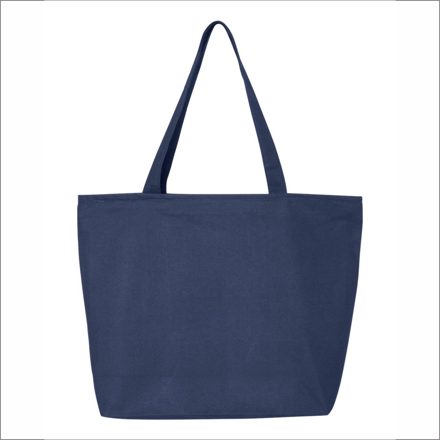 Tote Bag with Zipper - Q-Tees - Q611