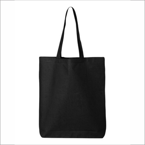 Plain black 2025 shopper bag