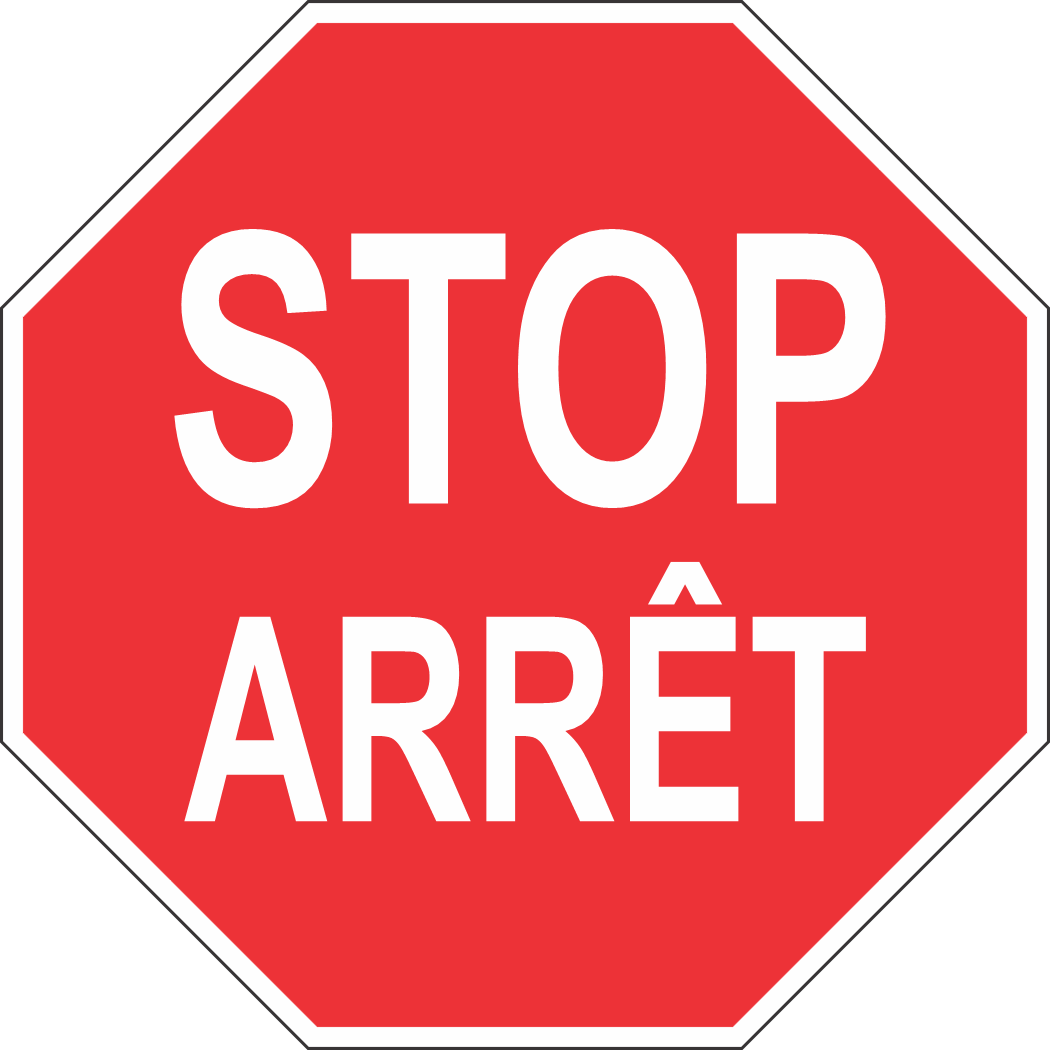 Stop Sign MUTCDC RA-1