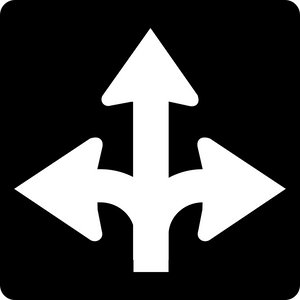 All Movements Permitted Lane Sign MUTCDC RB-44