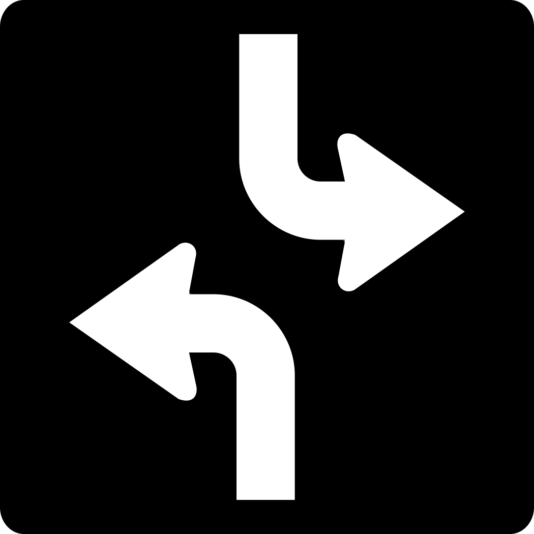 Two-Way Left Turn Lane Sign MUTCDC RB-48