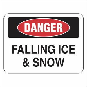 Falling Ice & Snow - Danger - Sign