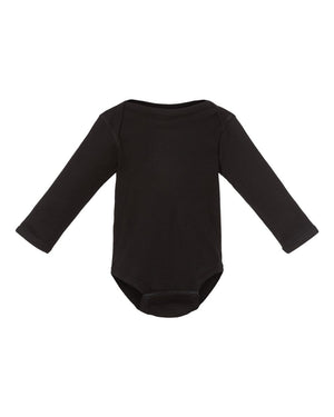 Infant Long Sleeve Baby Rib Bodysuit - Rabbit Skins 4411