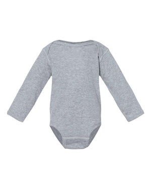 Infant Long Sleeve Baby Rib Bodysuit - Rabbit Skins 4411