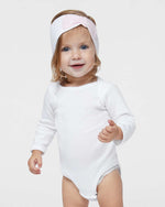 Infant Long Sleeve Baby Rib Bodysuit - Rabbit Skins 4411