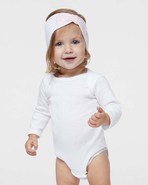 Infant Long Sleeve Baby Rib Bodysuit - Rabbit Skins 4411