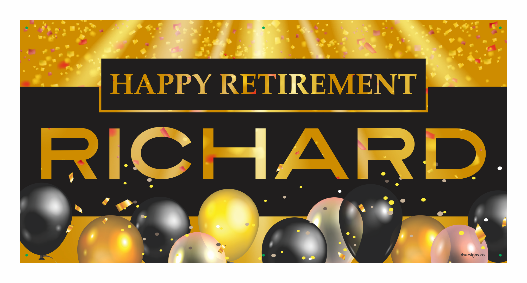 Retirement Banner - Richard