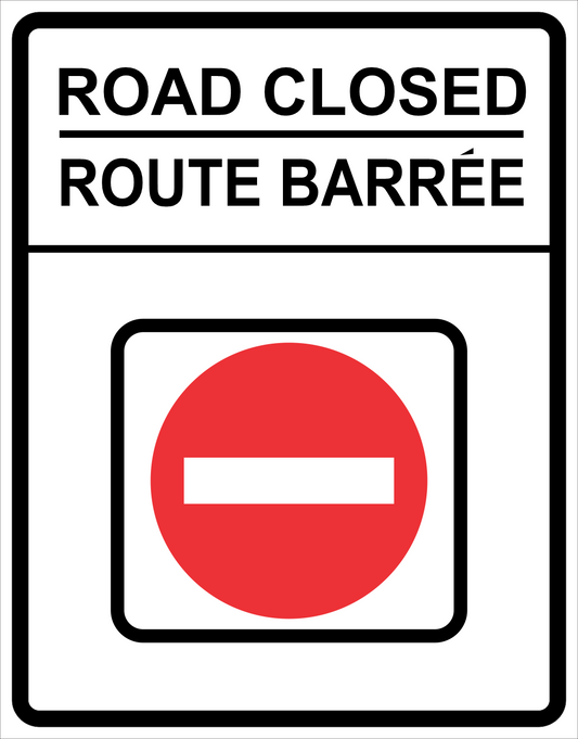 Road Closed Do Not Enter Sign MUTCDC TC-141D