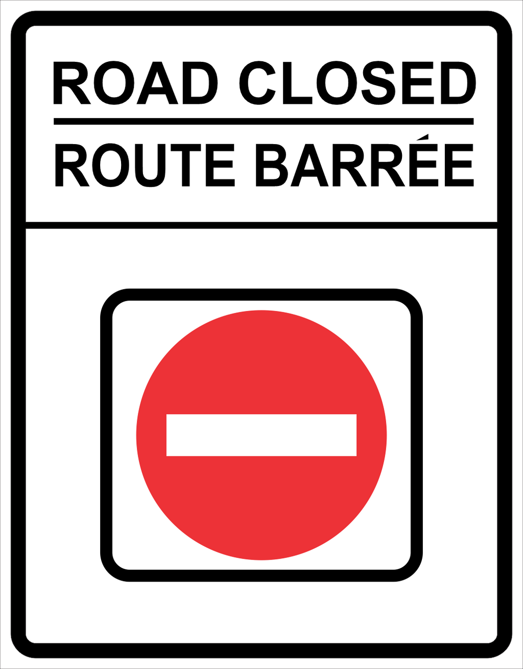 Road Closed Do Not Enter Sign MUTCDC TC-141D
