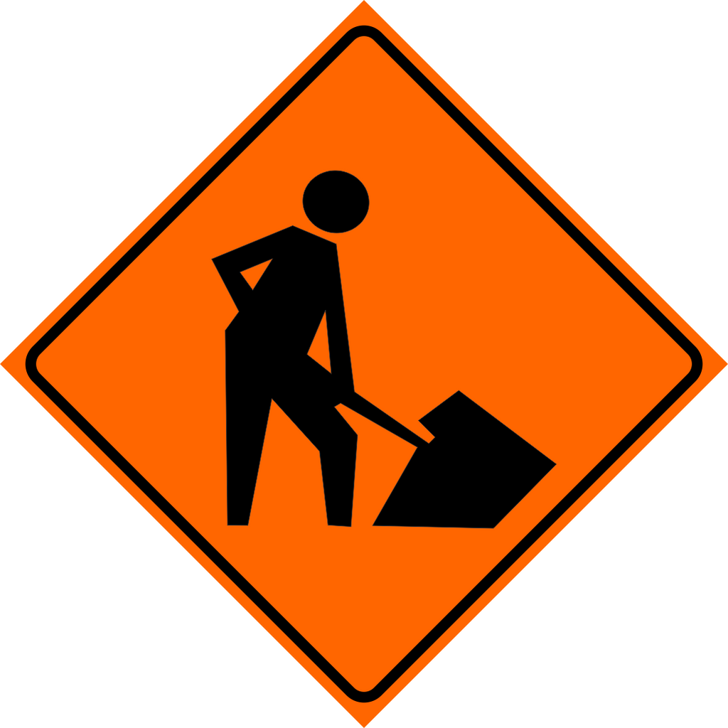 Road Work Sign MUTCDC TC-2