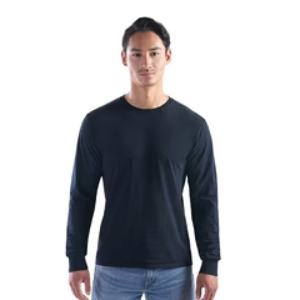 Breeze - Men’s Long Sleeve Crew Neck Cotton Tee - CSW24/7 S05615