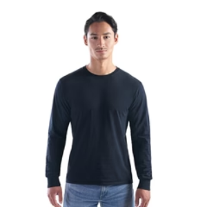 Breeze - Men's Long Sleeve Crew Neck Cotton Tee - CSW24/7 S05615