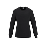 Breeze - Ladies Long Sleeve Crew Neck Cotton Tee - CSW24/7 S05616