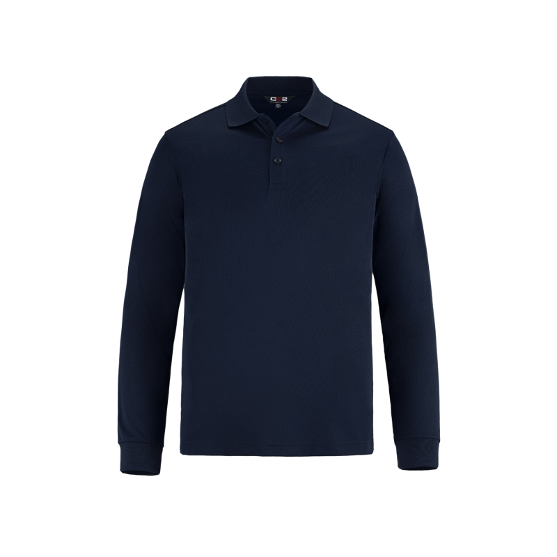 Birdie - Long Sleeve Pique Mesh Men’s Polo - CX2 S05737