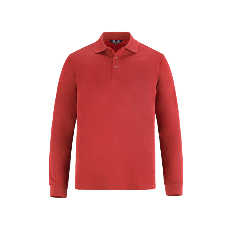 Birdie - Long Sleeve Pique Mesh Men’s Polo - CX2 S05737