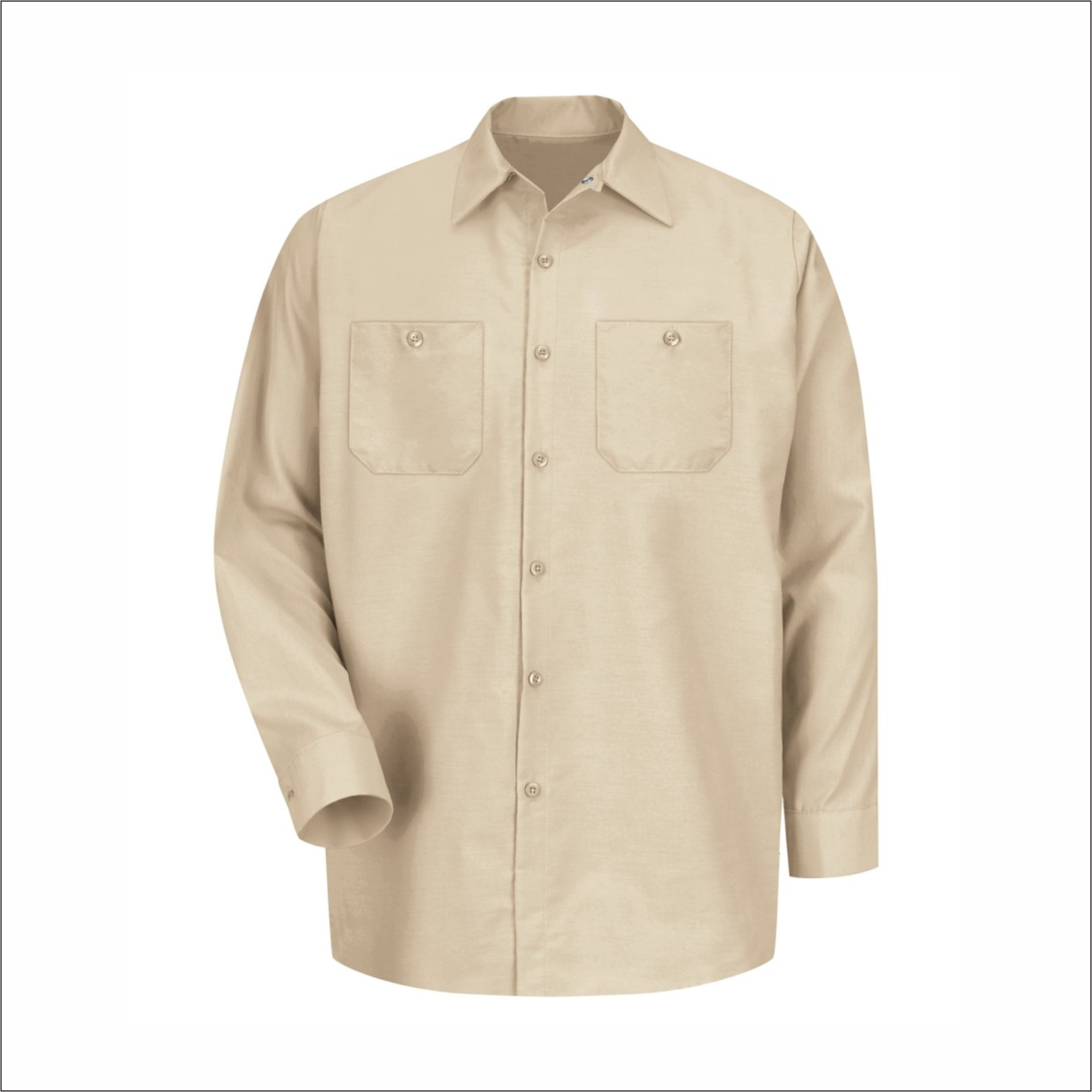 Adult Dress Light Tan Shirt - Long Sleeve - SP14