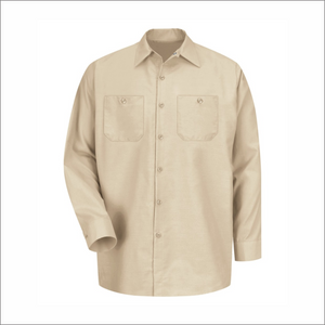 Adult Dress Light Tan Shirt - Long Sleeve - SP14