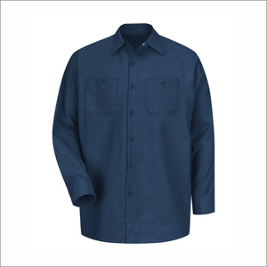Adult Dress Navy Shirt - Long Sleeve - SP14