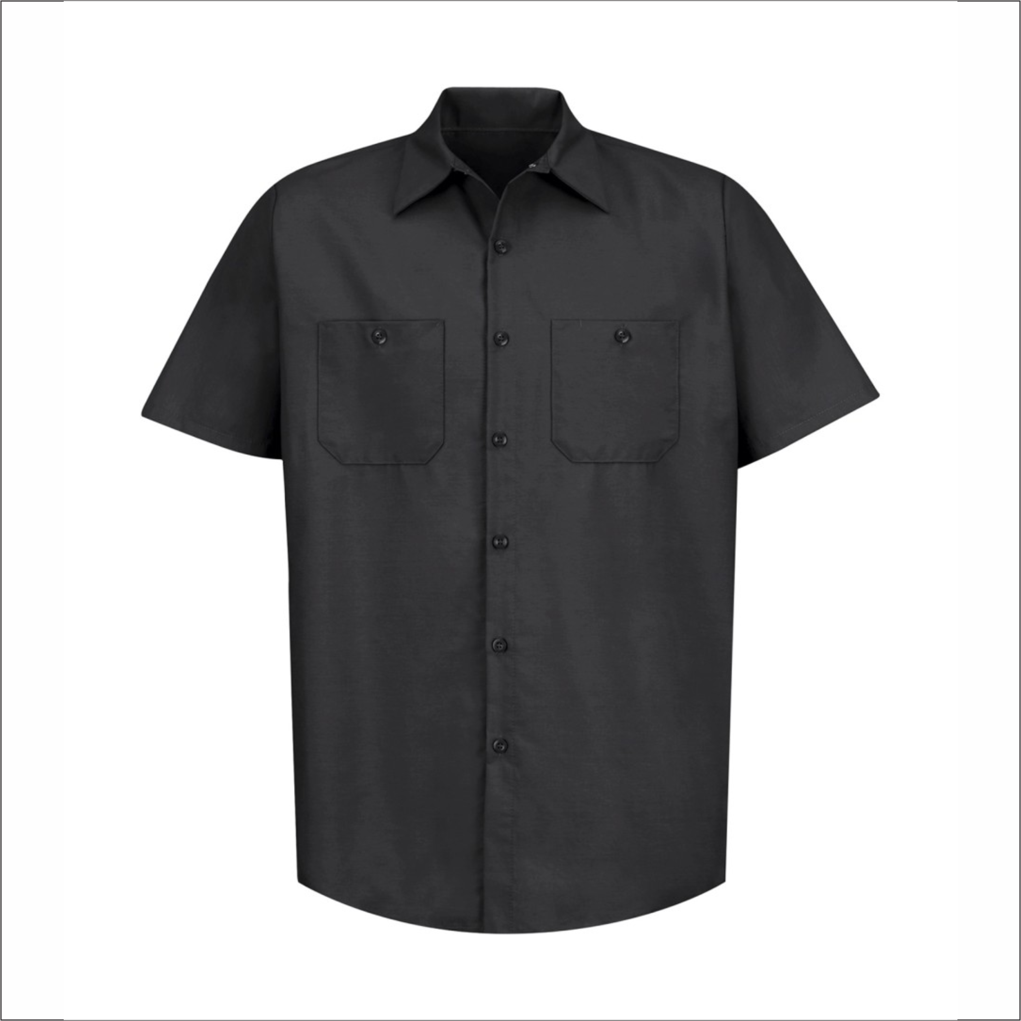 Adult Dress Black Shirt - Short Sleeve - SP24