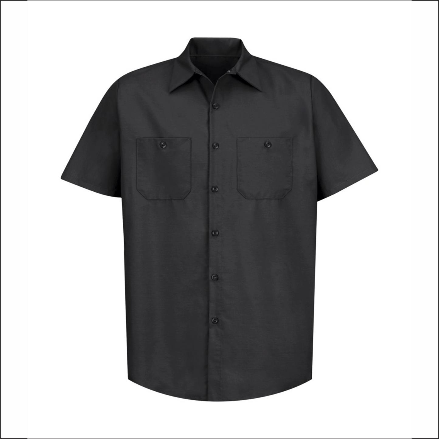 Adult Dress Black Shirt - Short Sleeve - SP24