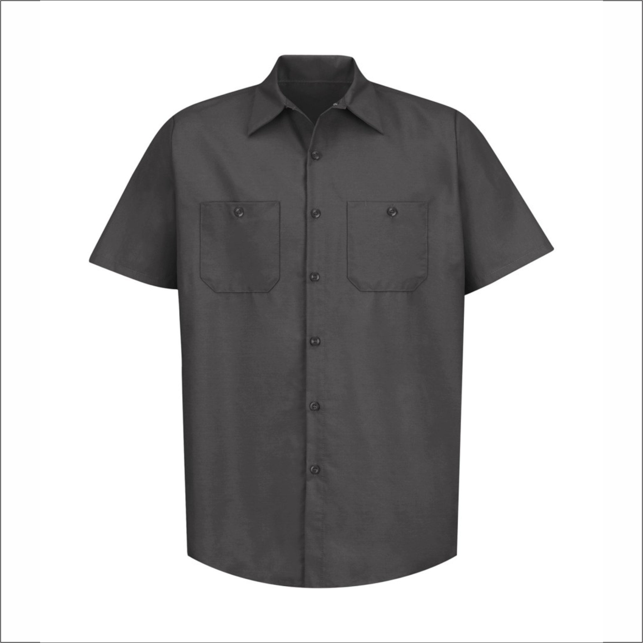 Charcoal Adult Dress Shirt - Short Sleeve - SP24