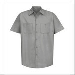 Adult Dress Light Grey Shirt - Short Sleeve - SP24