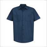 Adult Navy Dress Shirt - Short Sleeve - SP24