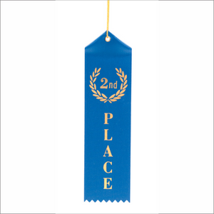 Second Place Ribbons - Pack of 25 - SR-1000 series