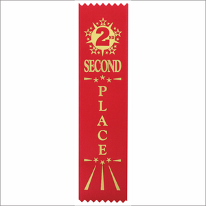 Second Place Ribbons - Pack of 25 - SR-200 series