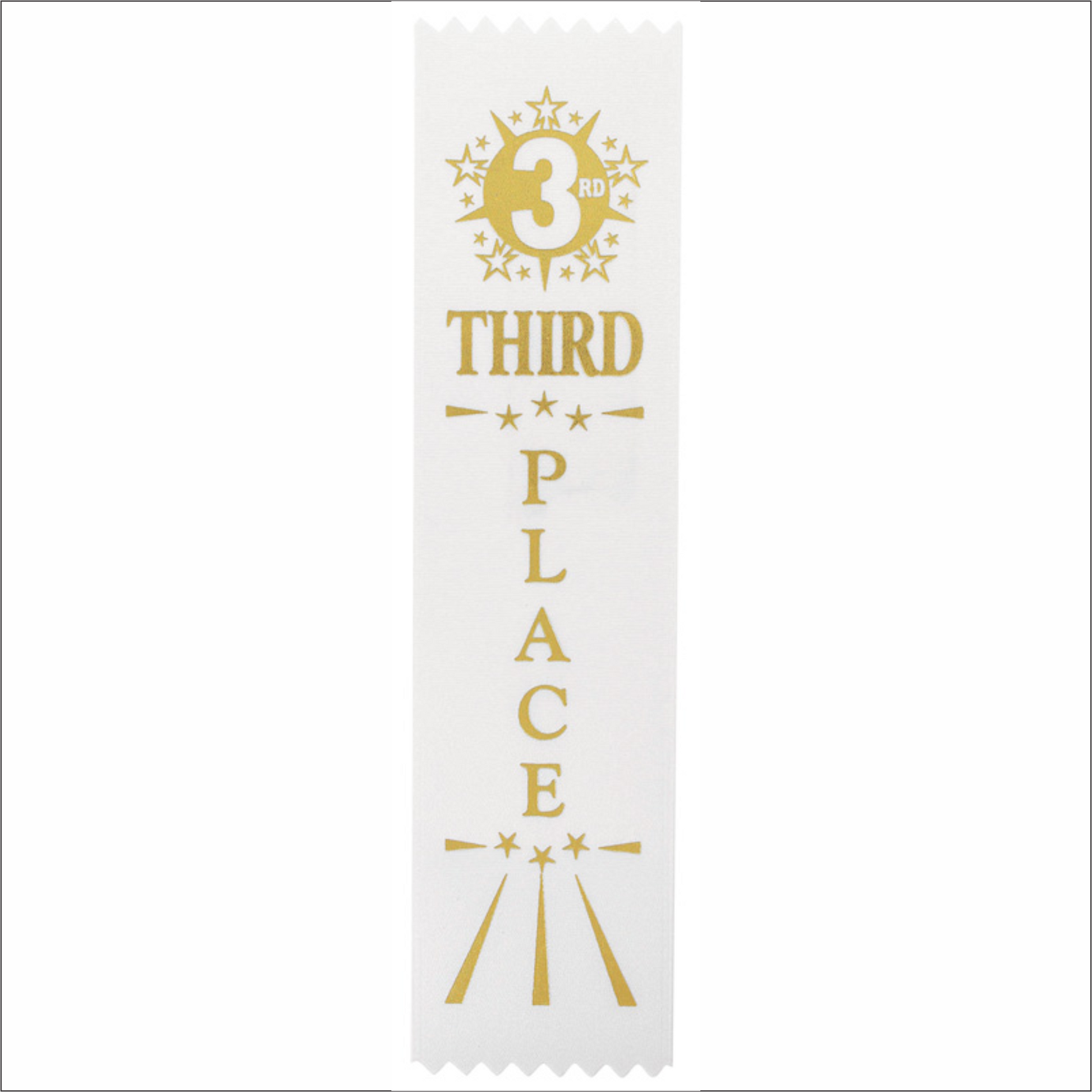 Third Place Ribbons - Pack of 25 - SR-200 series