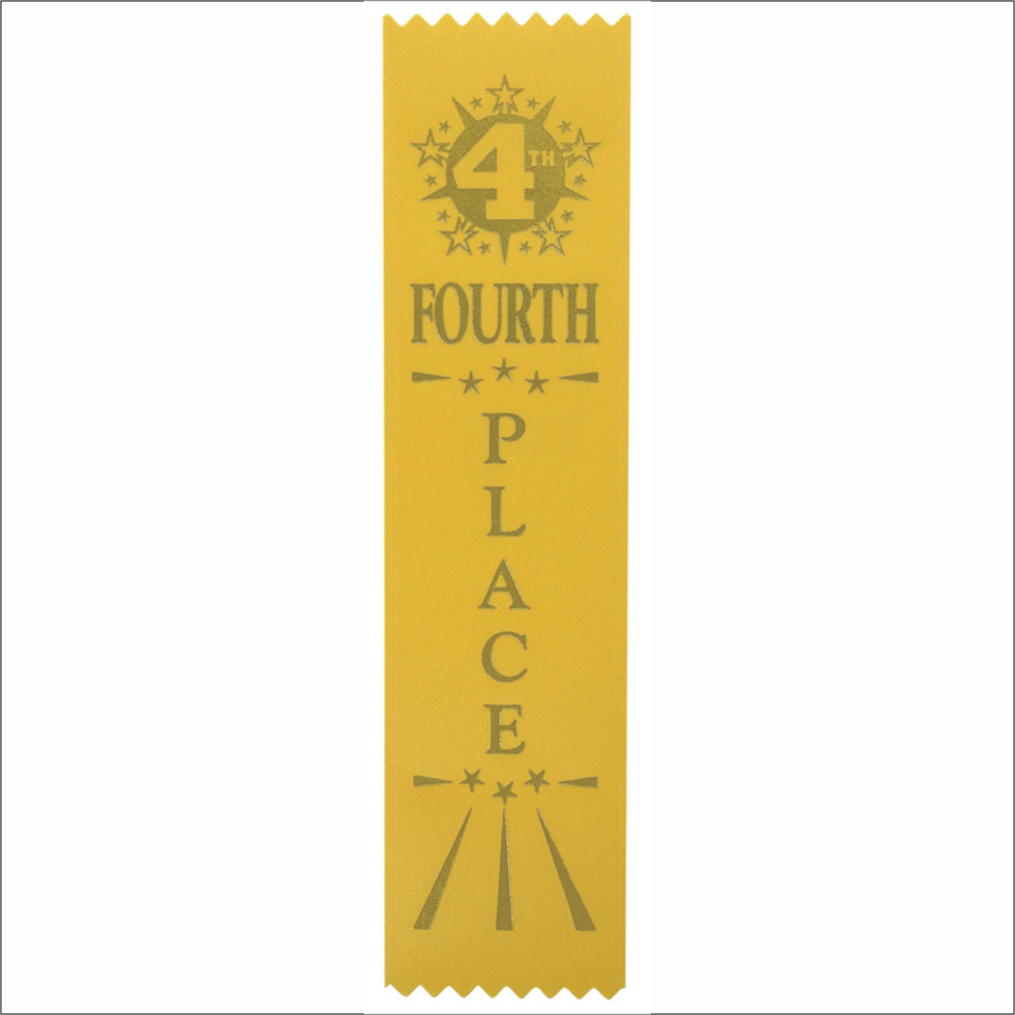 4.place Ribbon Fourth Place Ribbons - Pack of 25 - SR-200 series – River Signs
