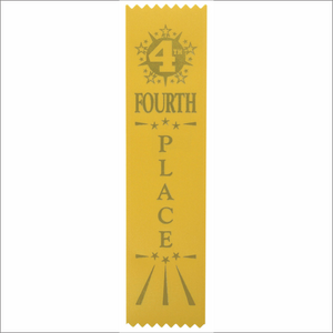 Fourth Place Ribbons - Pack of 25 - SR-200 series