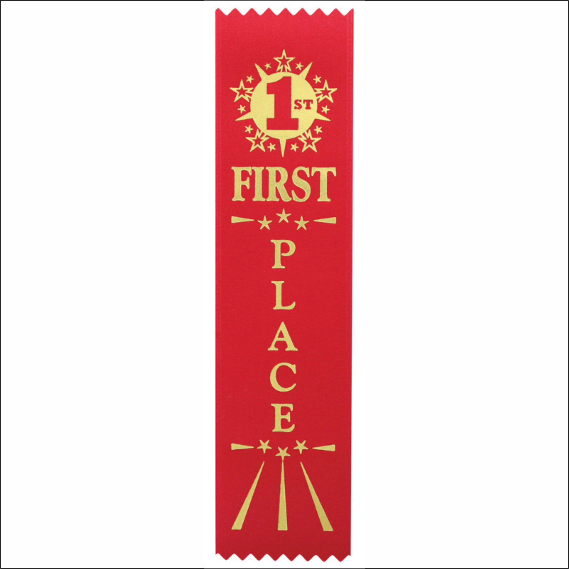 First Place Ribbons - Pack of 25 - SR-200 series