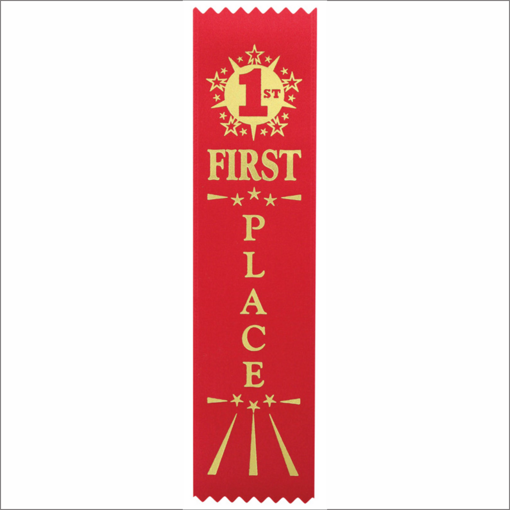 First Place Ribbons - Pack of 25 - SR-200 series