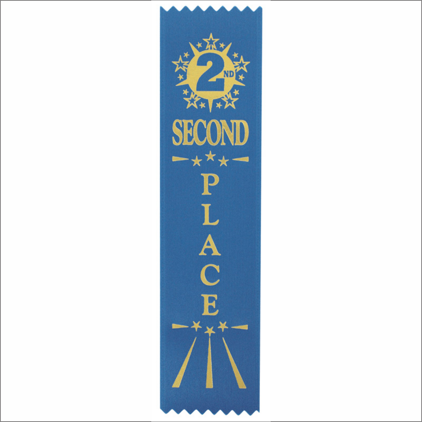 Second Place Ribbons - Pack of 25 - SR-200 series