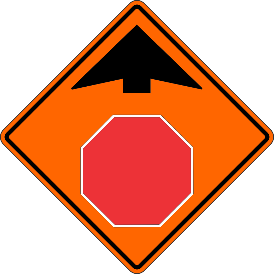 Stop Ahead Sign MUTCDC TC-107S