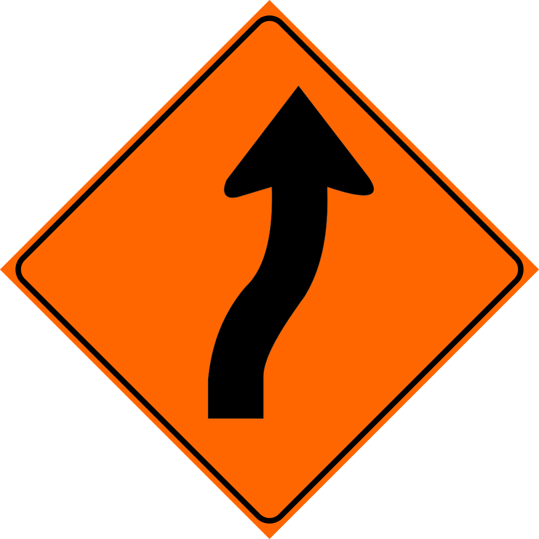 Road Realignment Right Sign MUTCDC TC-15R