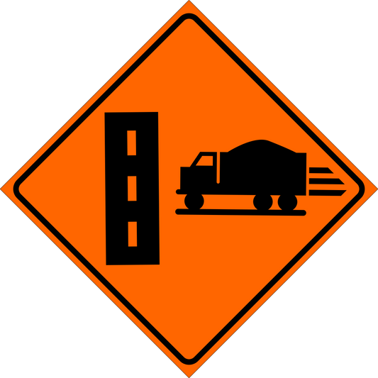 Truck Entrance Right Sign MUTCDC TC-54R