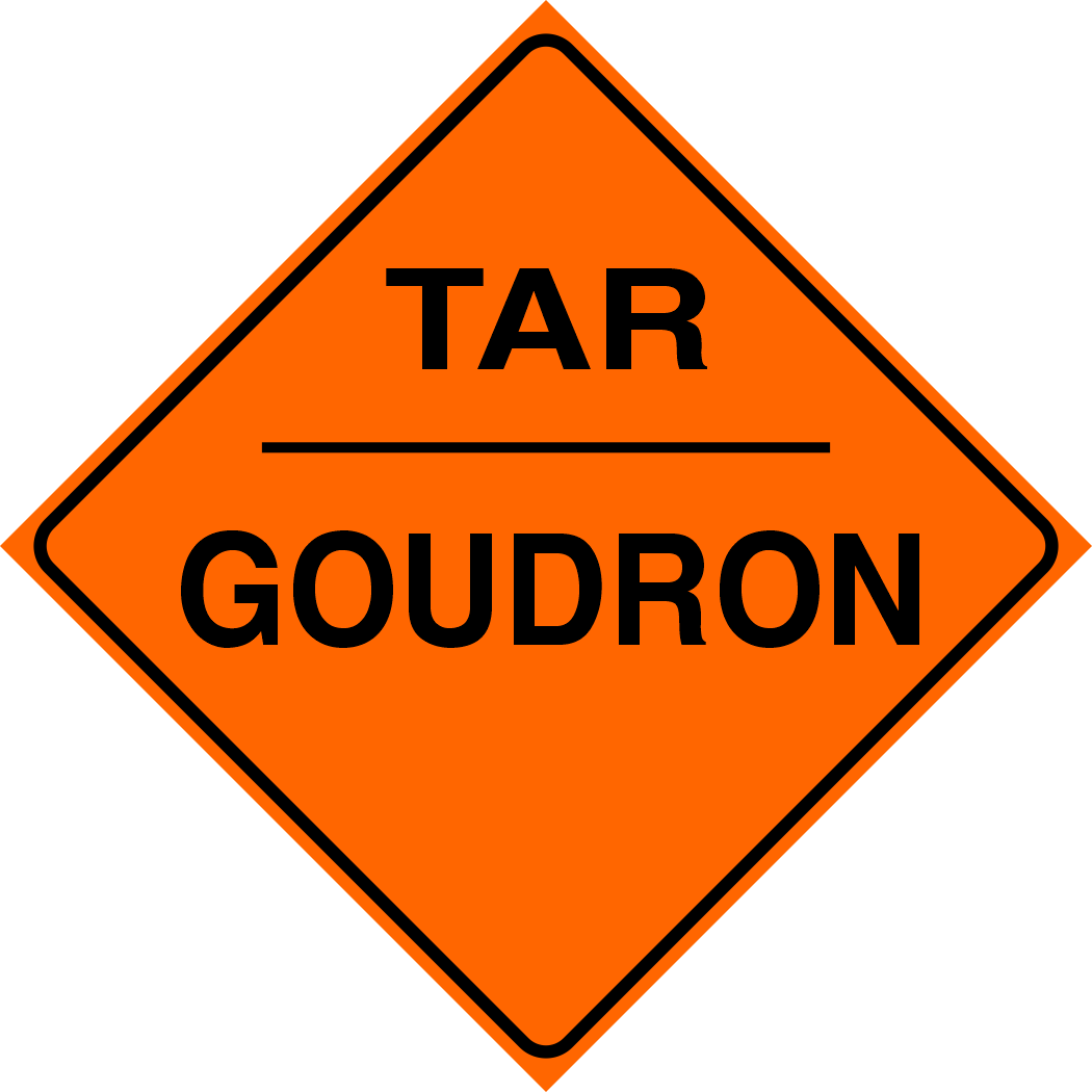 Tar Sign MUTCDC TC-104B