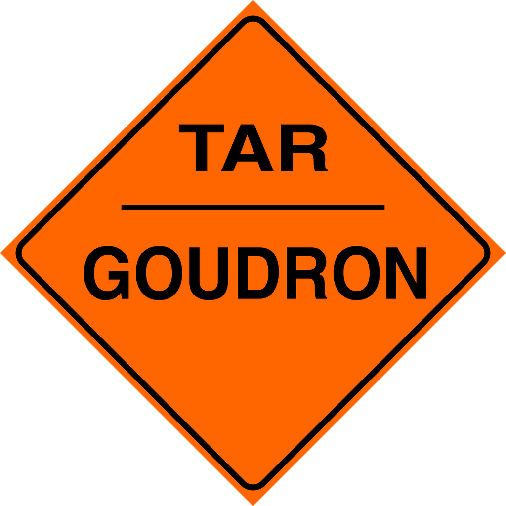 Tar Sign MUTCDC TC-104B