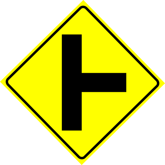 Concealed Intersection Left Sign MUTCDC WA-13L