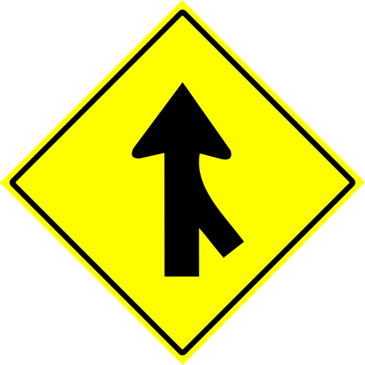 Merge From Right Sign MUTCDC WA-16R