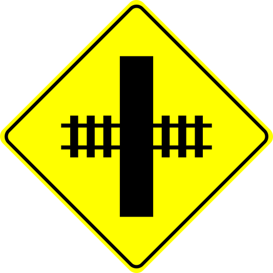 Railway Crossing Ahead Sign MUTCDC WA-18