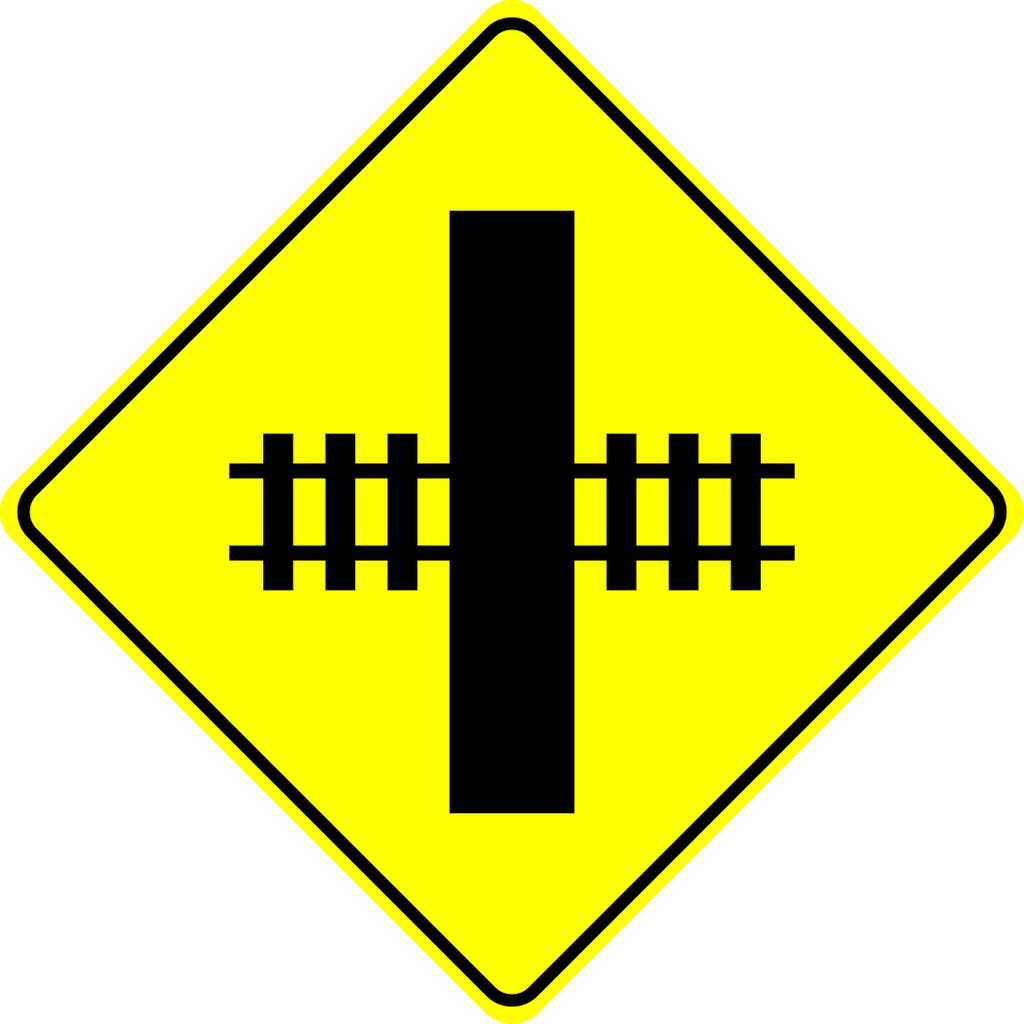 Railway Crossing Ahead Sign MUTCDC WA-18