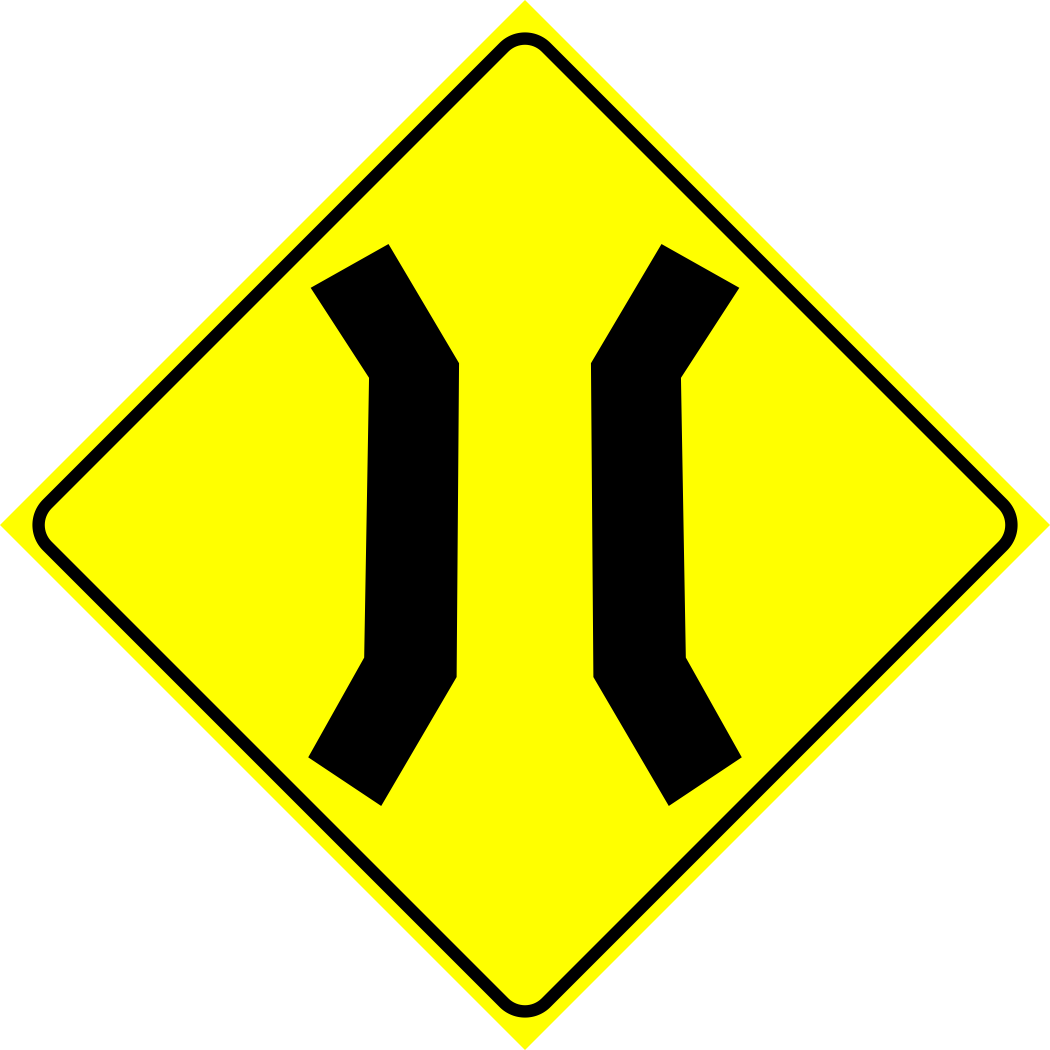 Narrow Structure Sign MUTCDC WA-24