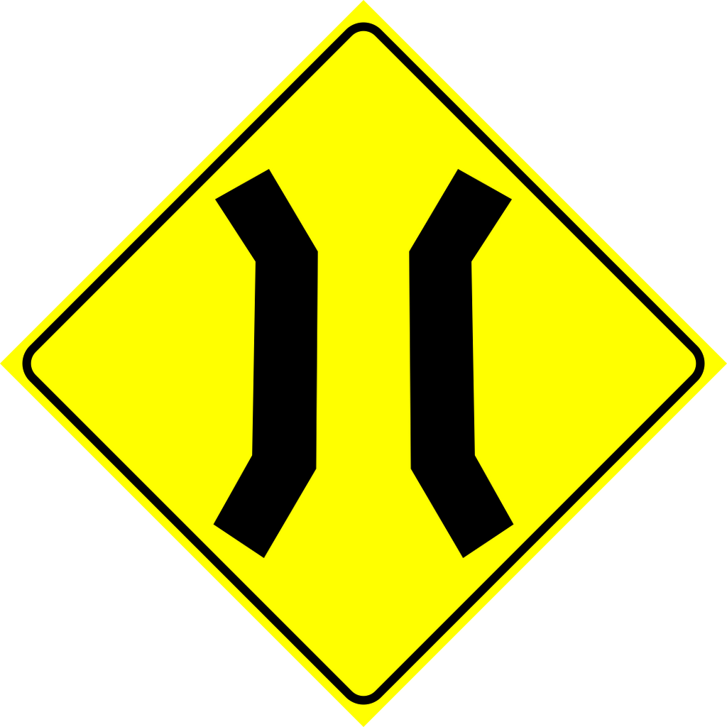 Narrow Structure Sign MUTCDC WA-24
