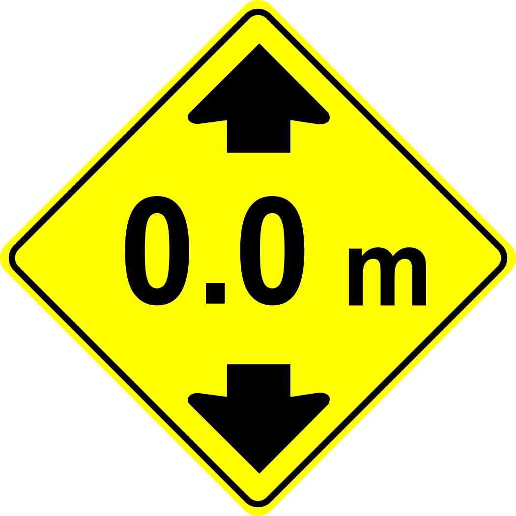 Low Clearance Ahead Sign MUTCDC WA-26