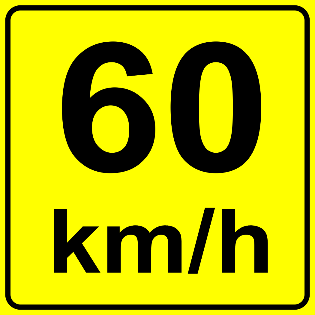 Advisory Speed Tab (60) MUTCDC WA-7S